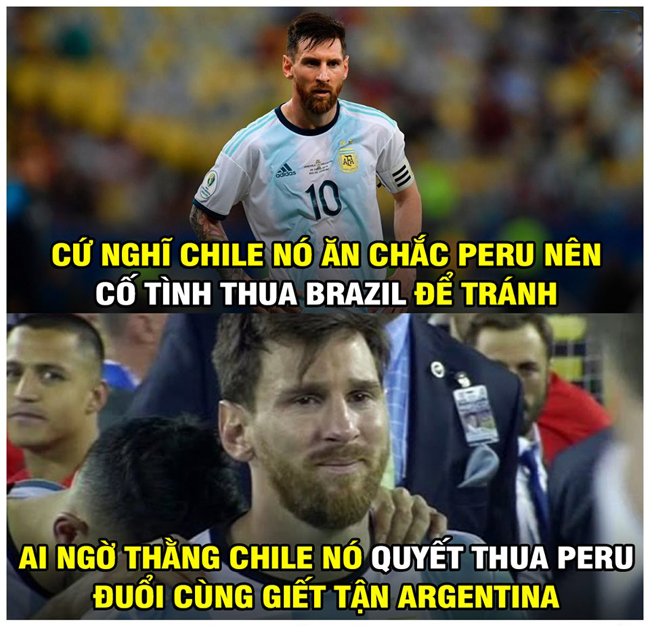 "Messi tính không bằng Chile tính".