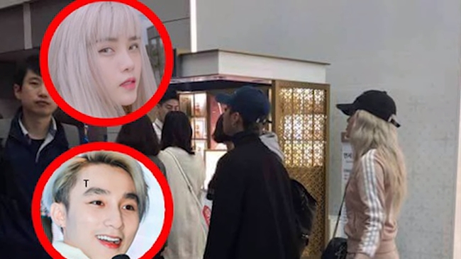 Cặp đôi kín tiếng nhất showbiz bị fan bắt gặp tại sân bay Hàn Quốc hồi tháng 4.2017. Đôi tình nhân tin đồn diện trang phục thể thao năng động, "ngụy trang" bằng mũ.