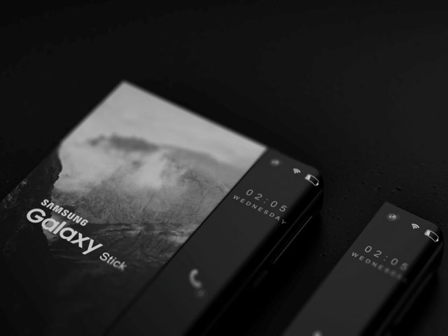 Thời trang Hi-tech - Xuất hiện Galaxy Stick màn hình cuộn gọn như thanh kẹo