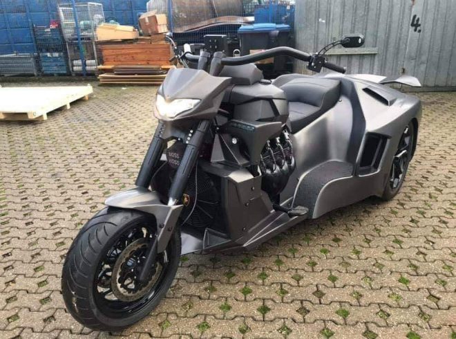 SỐC: Môtô đầu “khủng long”, đuôi Lamborghini gây sốt dân mạng Việt - 1