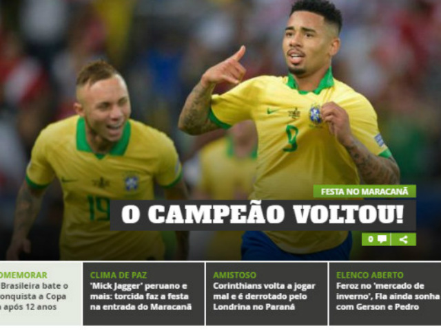 Brazil vô địch Copa America: Báo chí thế giới ngả mũ vinh quang không cần Neymar