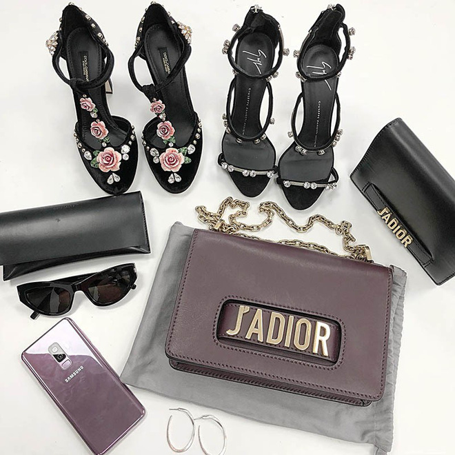 Bóc giá túi, giày hiệu đẹp và trendy được Ninh Dương Lan Ngọc khoe trong nhà tắm - 9