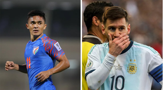 Bóng đá châu Á choáng váng: Sao Ấn Độ ghi bàn vượt Messi, &#34;đe dọa&#34; Ronaldo là ai? - 1