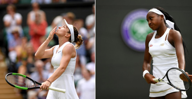 Halep đối đầu với Gauff ở vòng 4 Wimbledon 2019