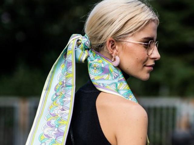 Thời trang - 4 cách trang trí mái tóc với chiếc khăn mùa hè