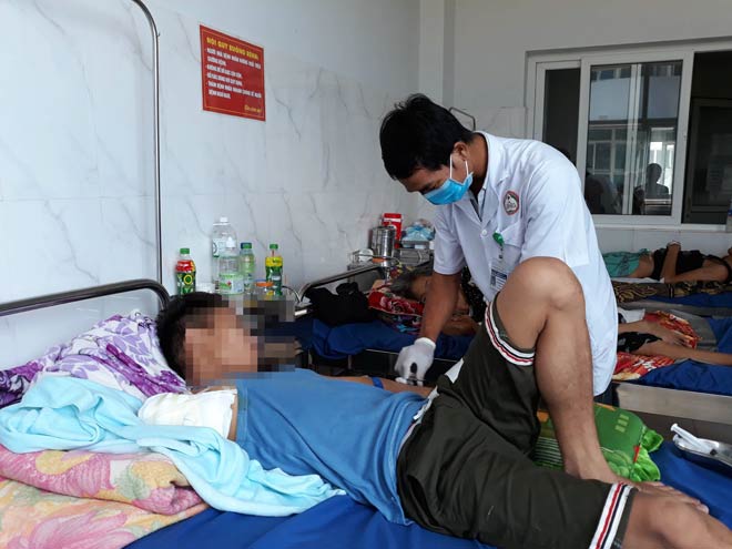 Anh Y Lương đang được điều trị tại bệnh viện.