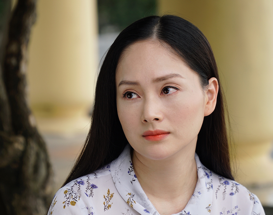 Lan Phương vừa chăm con nhỏ, vừa tất bật quay phim