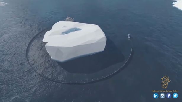 UAE: Triệu phú đô la bạo chi kéo tảng băng khổng lồ về cho 10 triệu dân dùng cả năm - 2