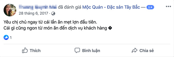 (Nguồn ảnh: Fanpage Mộc Quán - Đặc sản Tây Bắc.)