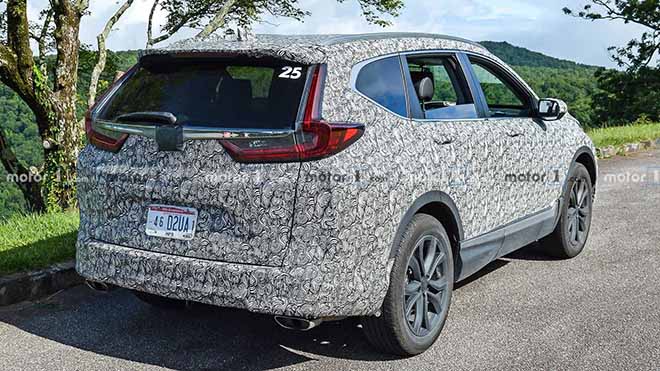 Honda CR-V 2020 lộ hình ảnh chạy thử được nguỵ trang kín đáo - 4