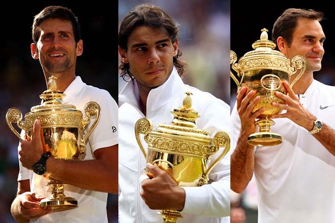 Nadal - Djokovic - Federer tiến sâu Wimbledon: Ngôi vương chờ tam hùng - 1