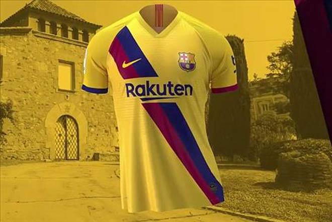 Barca sẽ dùng áo đấu này ở sân khách mùa giải 2019/20