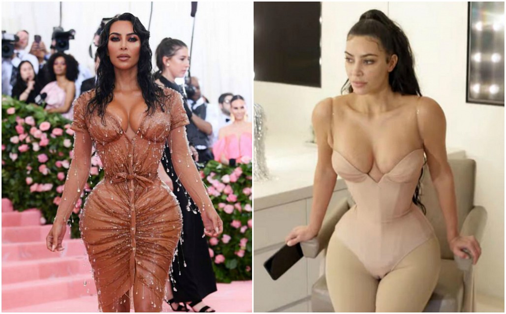 Chiếc corset gò ép cơ thể của bà xã Kanye West