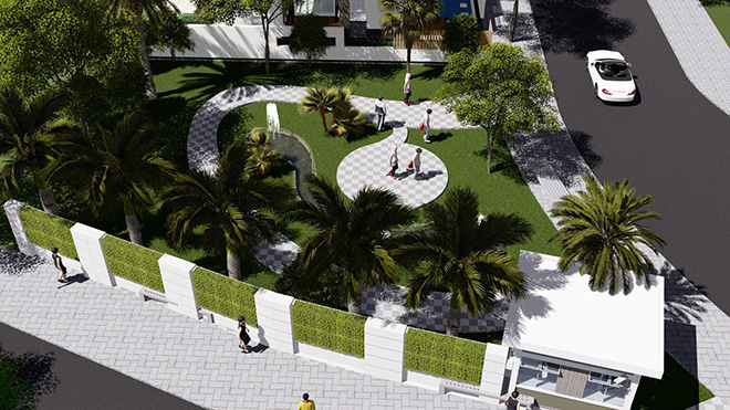 Phối cảnh Goldsand Hill Villa - dự án bất động sản nghỉ dưỡng thu hút nhiều sự chú ý của thị trường Phan Thiết đầu năm 2019.