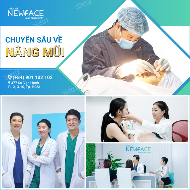 Thẩm mỹ viện NEWFACE là địa chỉ chuyên sâu về nâng mũi