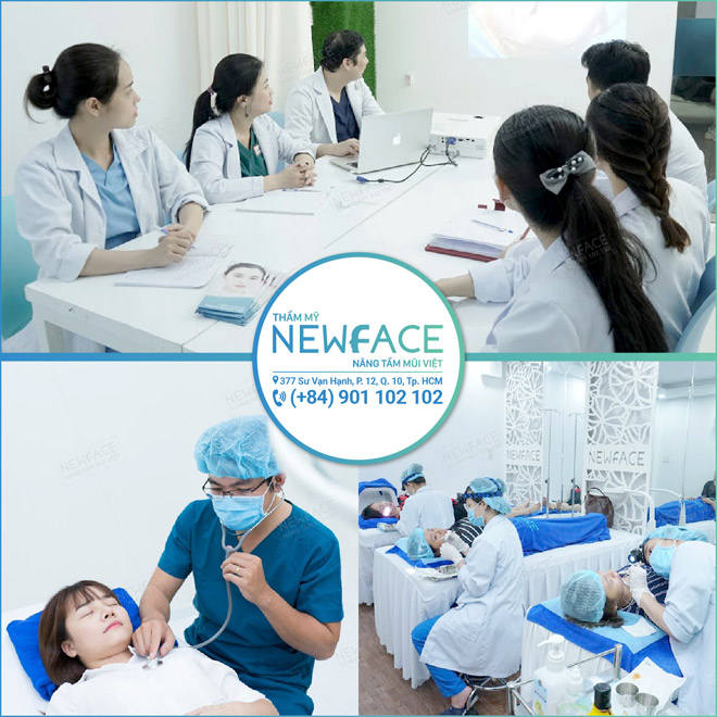 Thẩm mỹ viện NEWFACE xây dựng quy trình dịch vụ nghiêm ngặt, chặt chẽ và khoa học