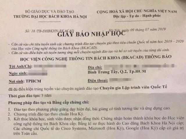 Giáo dục - du học - Lãnh đạo Trường ĐH Bách khoa Hà Nội xin lỗi vì thí sinh… "bỗng dưng trúng tuyển ĐH"