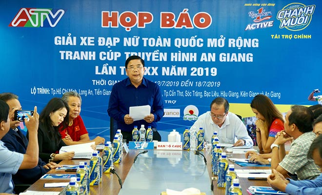 Họp báo giải xe đạp nữ quốc tế cúp truyền hình An Giang lần thứ 20 - 2019