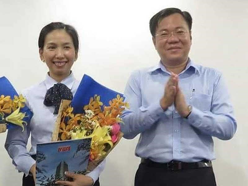 Ông Tề Trí Dũng và bà Hồ Thị Thanh Phúc năm 2017. 