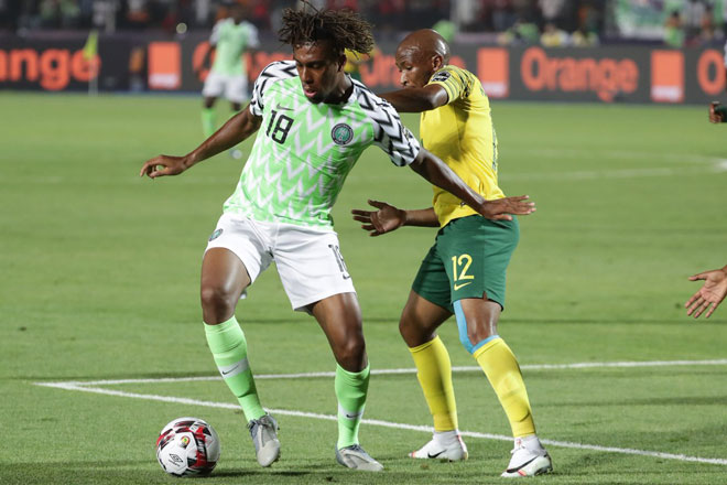 Đội tuyển Nigeria và đội tuyển Nam Phi đã tạo ra một trận đấu cân tài cân sức