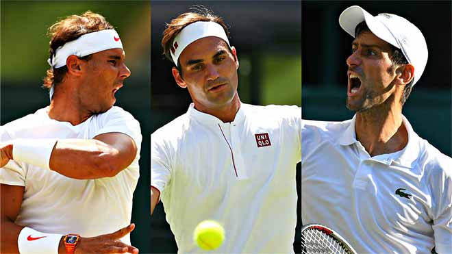 Nadal - Federer - Djokovic cùng vào bán kết Wimbledon 2019