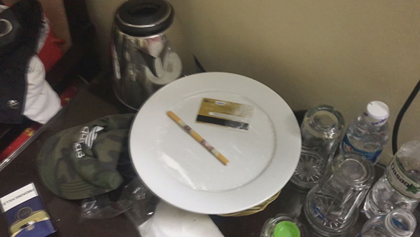 Tang vật thu tại hiện trường.