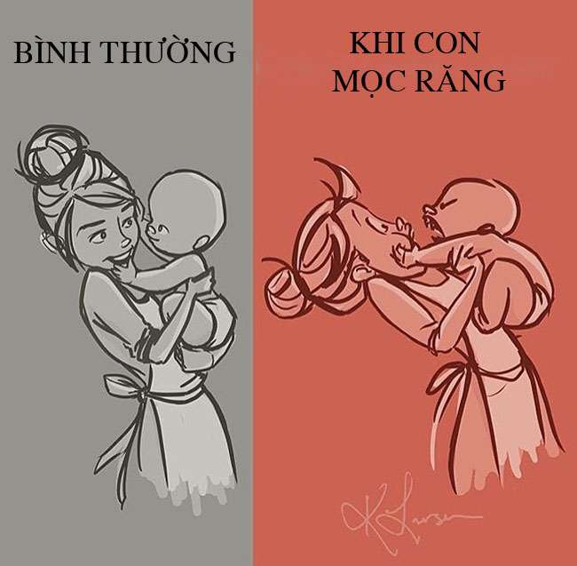 Tổng hợp những tình huống nuôi con cười ra nước mắt của mẹ bỉm sữa - 15