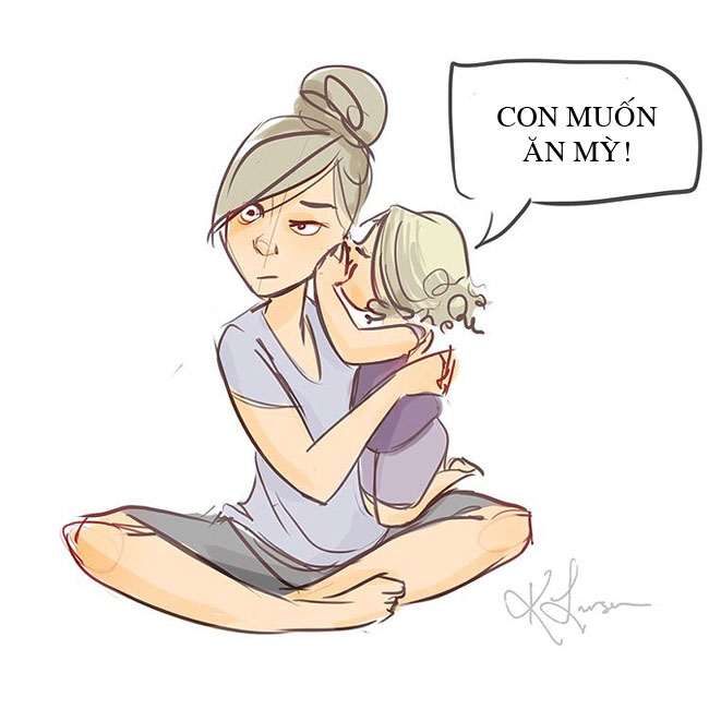 Tổng hợp những tình huống nuôi con cười ra nước mắt của mẹ bỉm sữa - 2