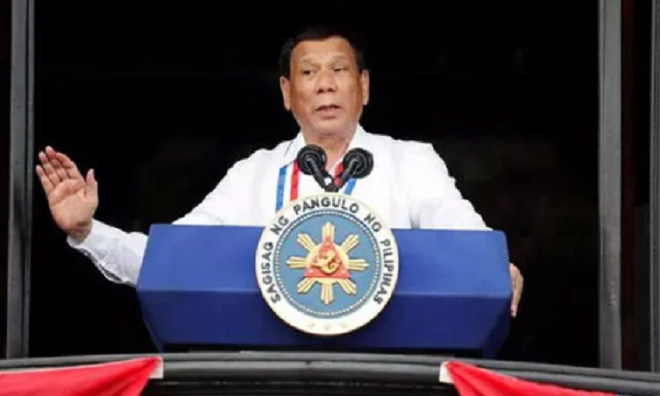 Tổng thống Philippines Rodrigo Duterte chỉ trích Iceland dẫn đầu nghị quyết của Liên Hiệp Quốc điều tra cuộc chiến chống ma túy tại nước này. Ảnh: Reuters