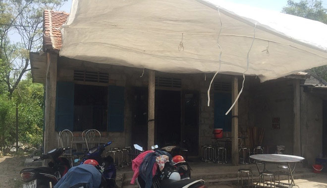 Căn nhà nơi xảy ra vụ việc. Ảnh Q.T