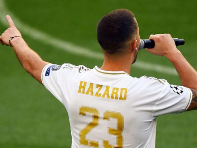 Bóng đá - "Bom tấn" Hazard nhận số áo ở Real: Ngỡ ngàng học Beckham