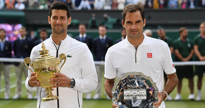 Trong 5 chức vô địch của mình ở Wimbledon, 3 lần Djokovic có được danh hiệu này khi thắng Federer ở chung kết (2014, 2015 và 2019)
