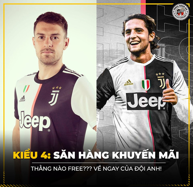 Juventus chuyên gia săn hàng "khuyến mãi".