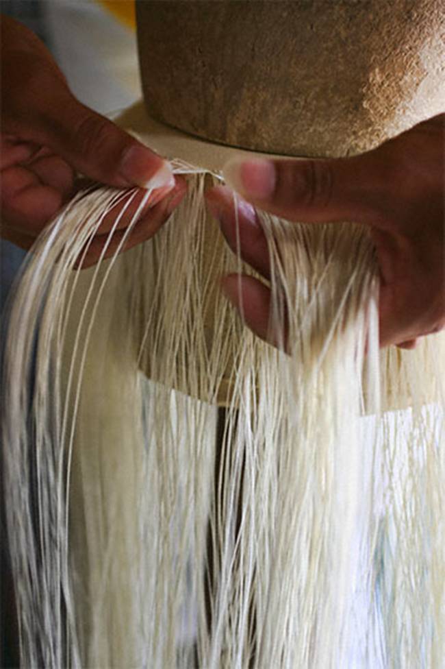 Nó được làm từ sợi đã khô của cây cọ toquilla. Thậm chí, một chiếc mũ Panama chất lượng cao cần hơn 6 tháng để hoàn thành.