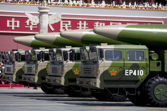 Thế hệ tên lửa chống hạm mới của Trung Quốc&nbsp;(Ảnh: Reuters)