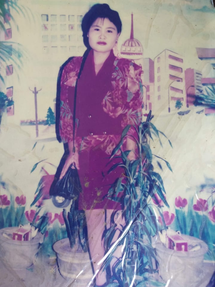 Hình ảnh chị Lan từ khi còn trẻ.