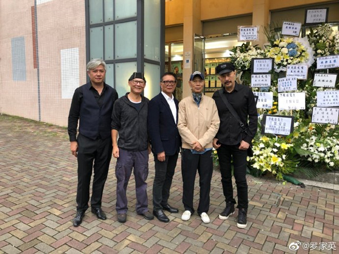 La Gia Anh tham gia đám tang của Lý Triệu Cơ - một trong “tứ đại ác nhân” của màn ảnh Hồng Kông.