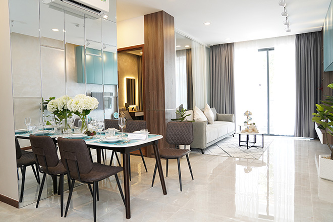 Những căn hộ có thiết kế đẹp, tiện ích đầy đủ tạo được sức hút lớn đối với khách hàng