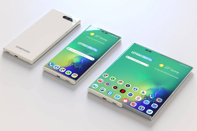 Samsung âm thầm phát triển smartphone dạng trượt lạ lẫm - 1