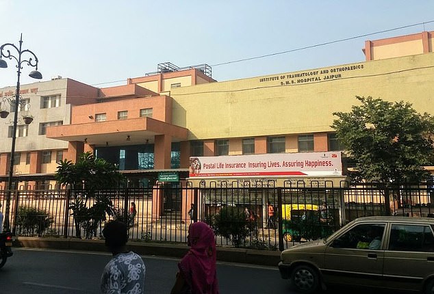 Bệnh viện nơi cô gái đang được điều trị ở Ấn Độ.
