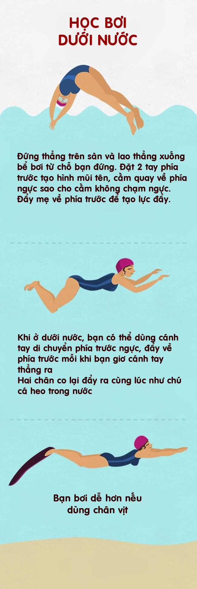 Học mãi vẫn chưa biết bơi thì hãy áp dụng ngay mẹo này - 9