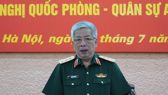 Thượng tướng Nguyễn Chí Vịnh, Thứ trưởng Bộ Quốc phòng - Ảnh: Diệp Châu