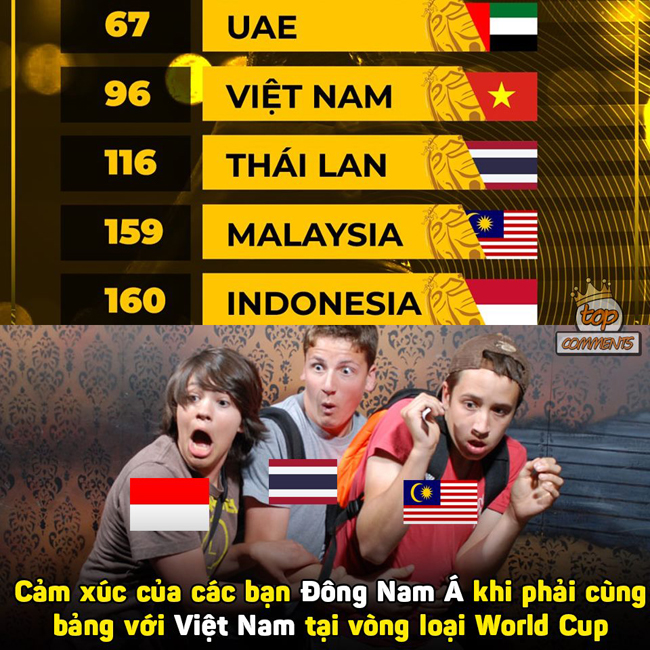 Cảm xúc của các đội bóng Đông Nam Á khi biết mình cùng bảng với Việt Nam.