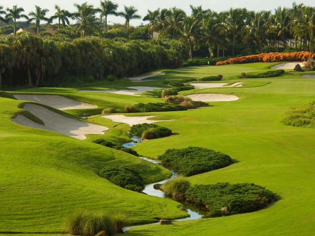 Câu lạc bộ golf của Tổng thống Trump ở West Palm Beach, Florida bao gồm một sân golf theo chuẩn par-72 và một sân 9 lỗ. Đây là sân golf đầu tiên mà Tổng thống Trump mua với giá 44 triệu USD (hơn 1000 tỷ đồng) và mở vào năm 1999.