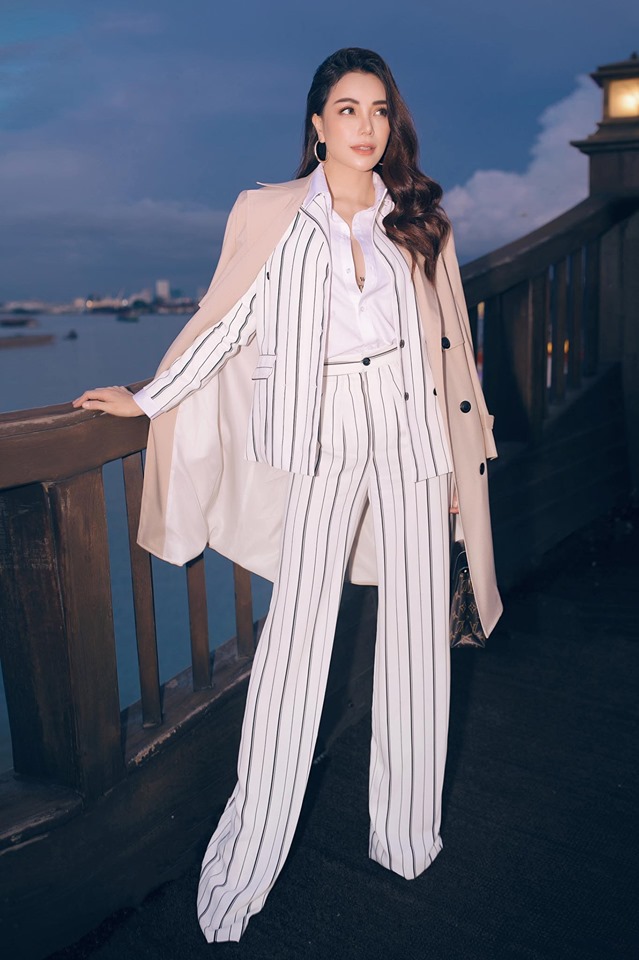 Trà Ngọc Hằng xuất hiện với dung mạo khác lạ cùng gu thời trang kín đáo&nbsp;