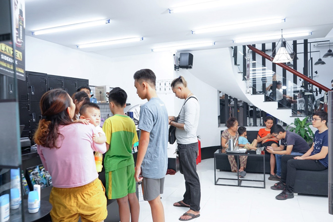 Kid combo của 30Shine với giá 80K thu hút cả các em nhỏ.