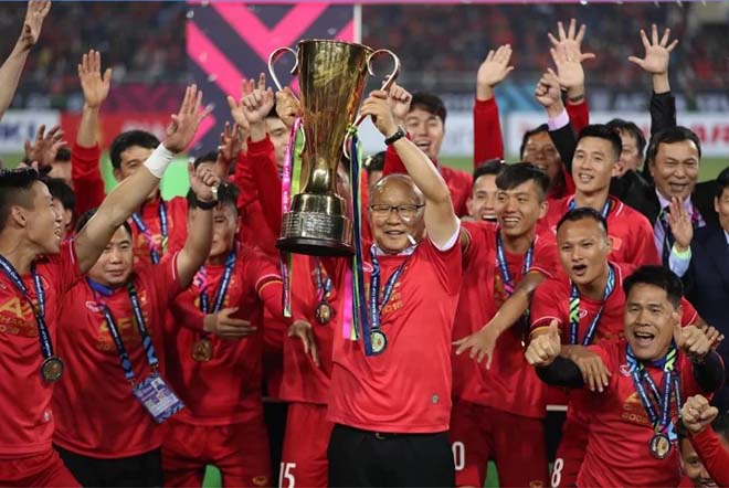 Dù vô địch AFF Cup 2018, ĐT Việt Nam vẫn bị đánh giá thấp nhất về giá trị đội hình