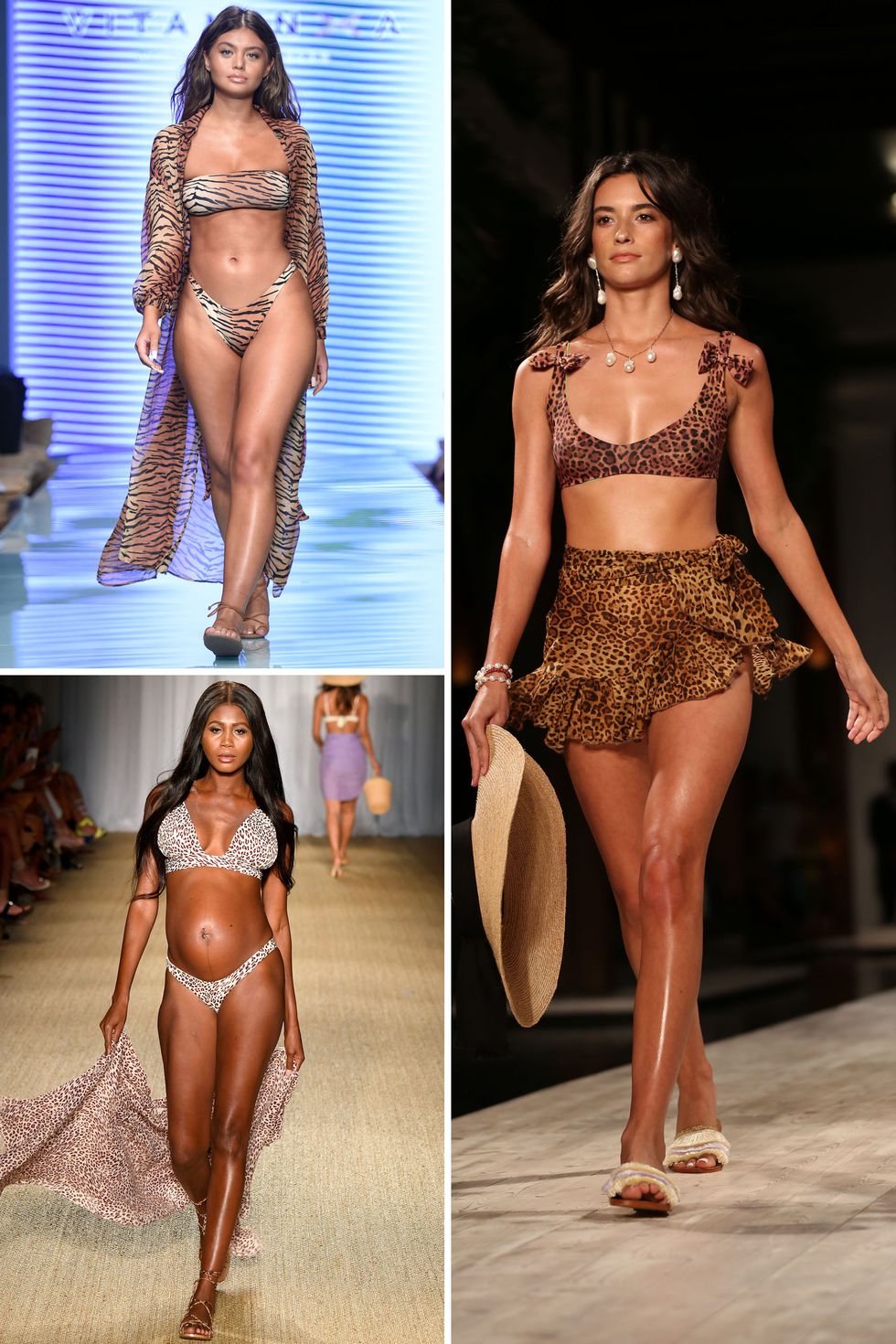 Họa tiết da báo mang đậm chất nhiệt đới