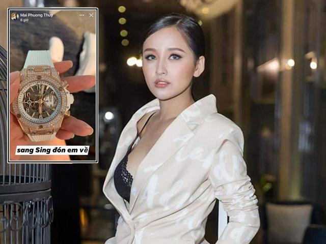 Thời trang - Chơi chứng khoán lên tay, Phương Thúy sắm ngay đồng hồ tiền tỷ đẹp xuất sắc