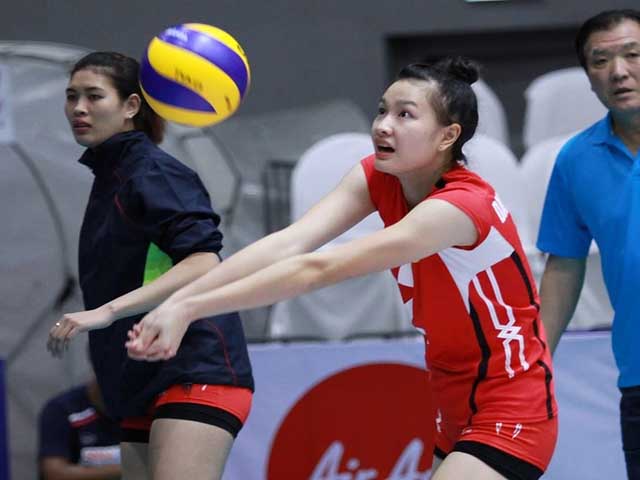 Thể thao - U23 Việt Nam bay cao giải châu Á: "Hot girl" bóng chuyền Kim Thanh đập búa bổ